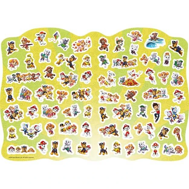 Tvarované omalovánky se samolepkami Tlapková patrola