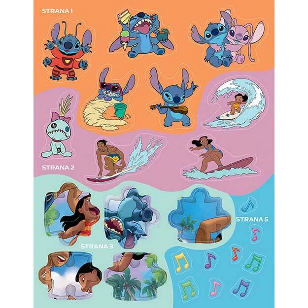 Zábava se samolepkami Stitch