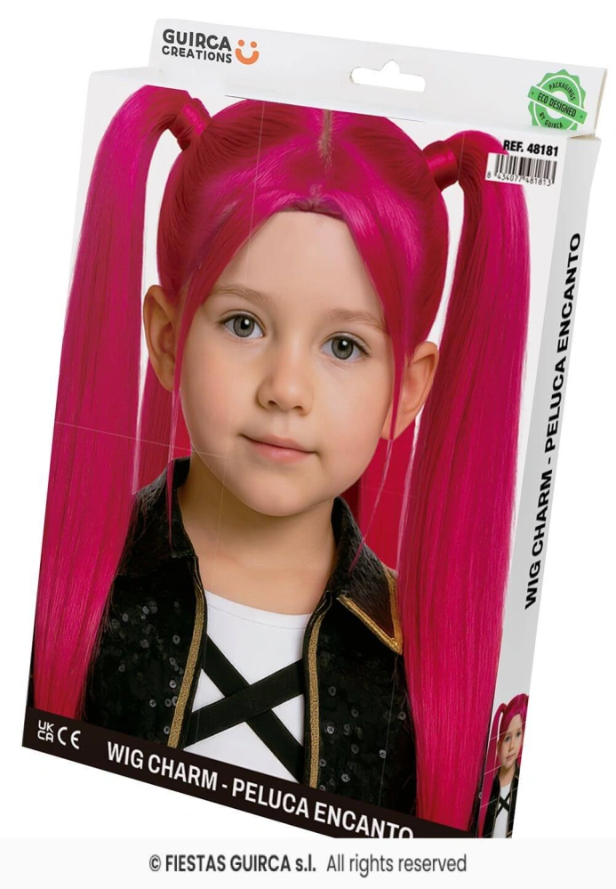 Paruka K-pop růžová Mira