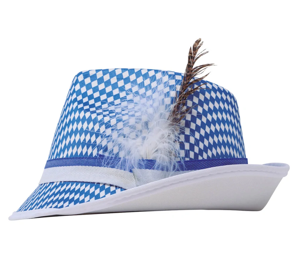 Klobouk s peřím Oktoberfest