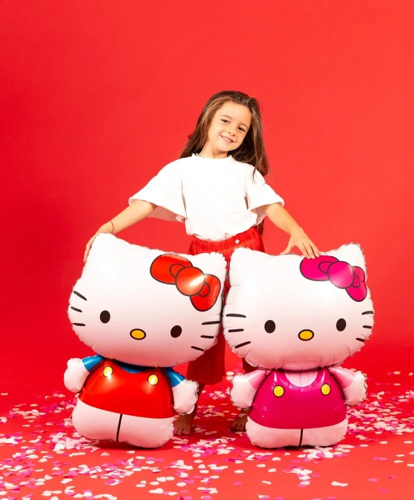 Foliový balonek Hello Kitty červená 64 cm