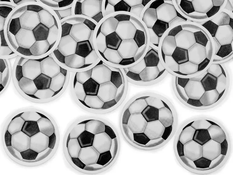 Vystřelovací konfety Fotbal 40 cm