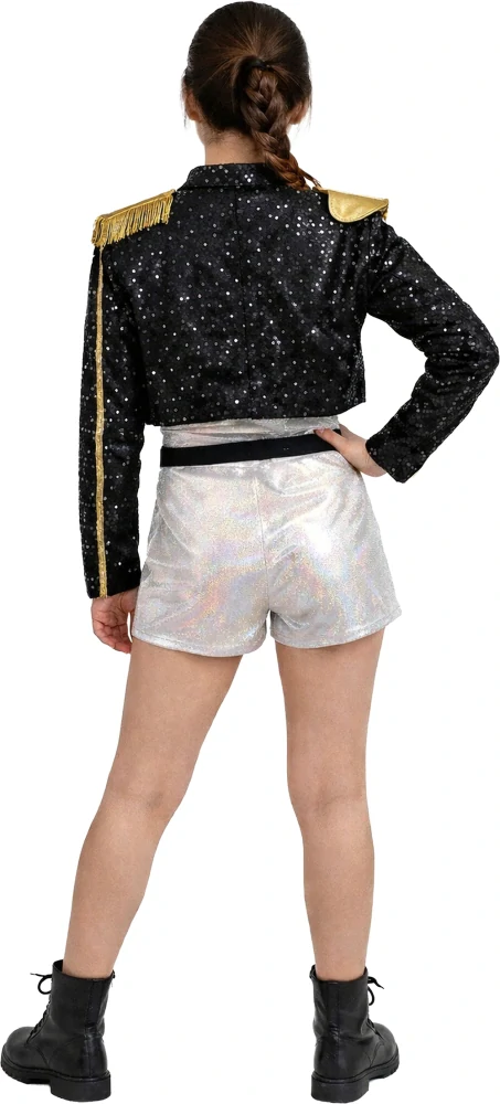 Dětský kostým K-pop Rumi stříbrný