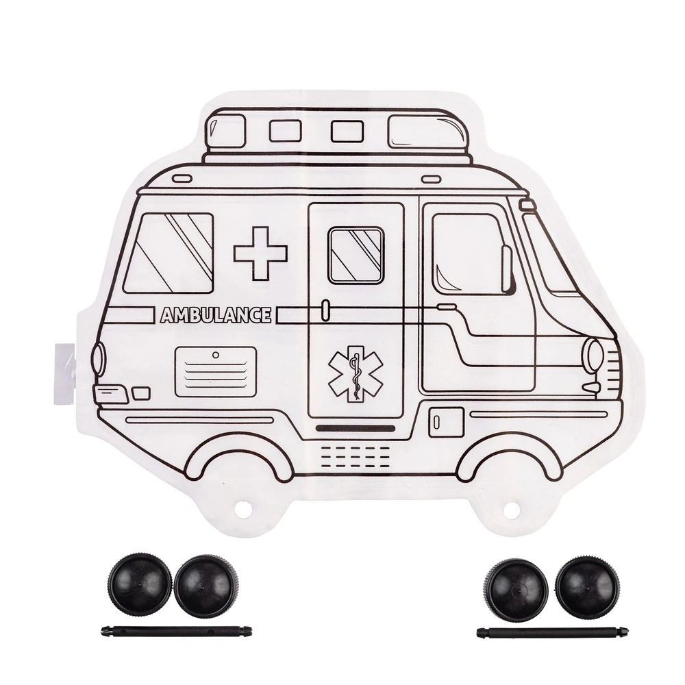 Nafukovací omalovánka Sanitka