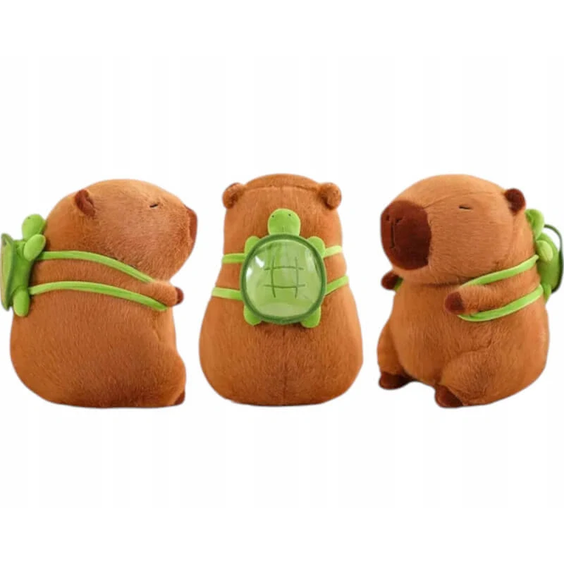 Plyšová hračka Kapybara s batůžkem 23 cm