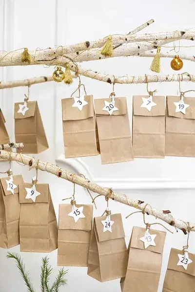 Adventní kalendář - Pytlíčky 24 ks