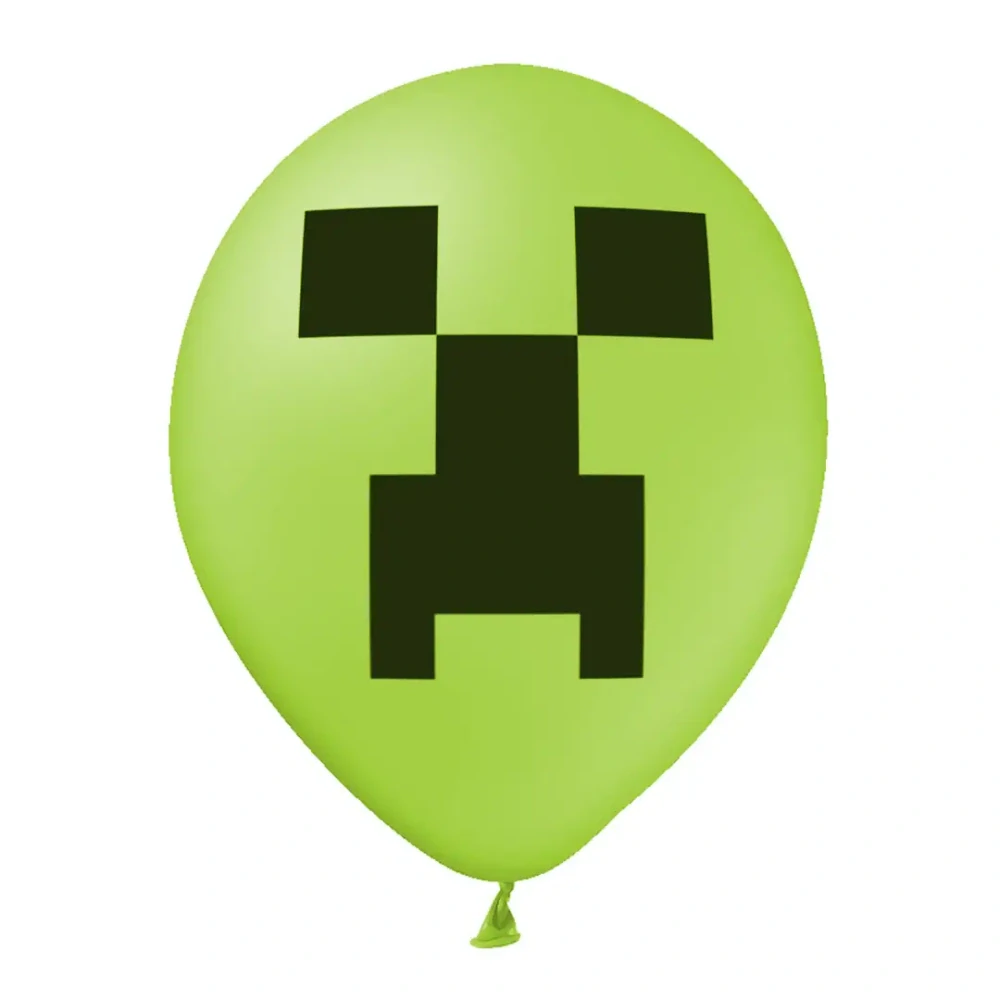 Latexové balonky TNT Minecraft - 12 ks