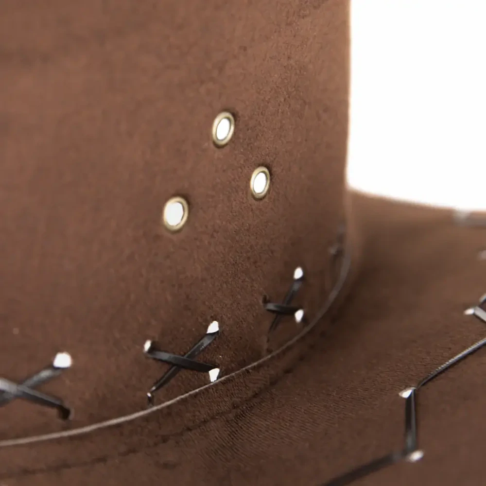 Kovbojský hnědý klobouk