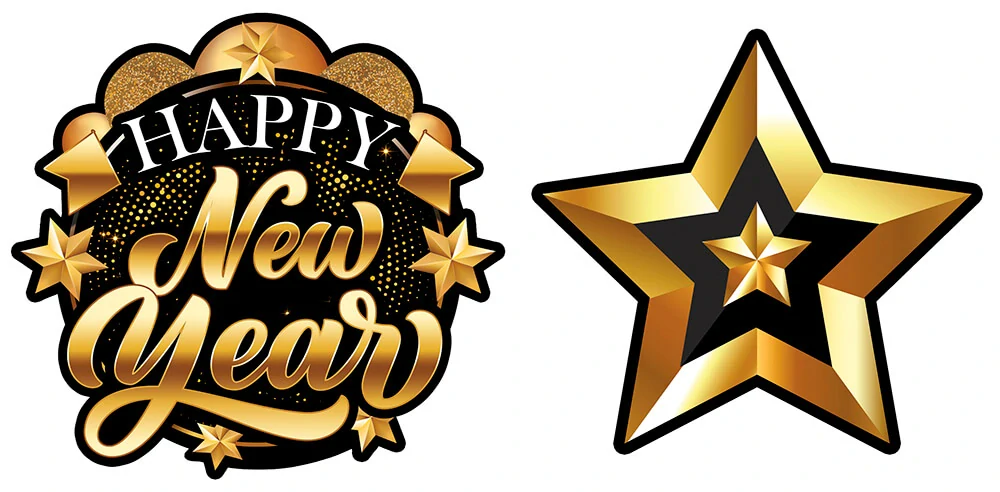 Silvestrovská girlanda - Happy New Year 3 m