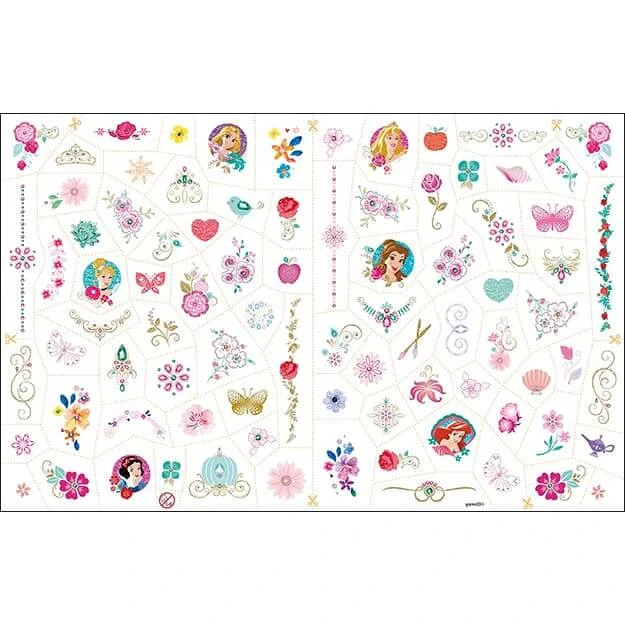 Omalovánky s tetováním Disney princezny