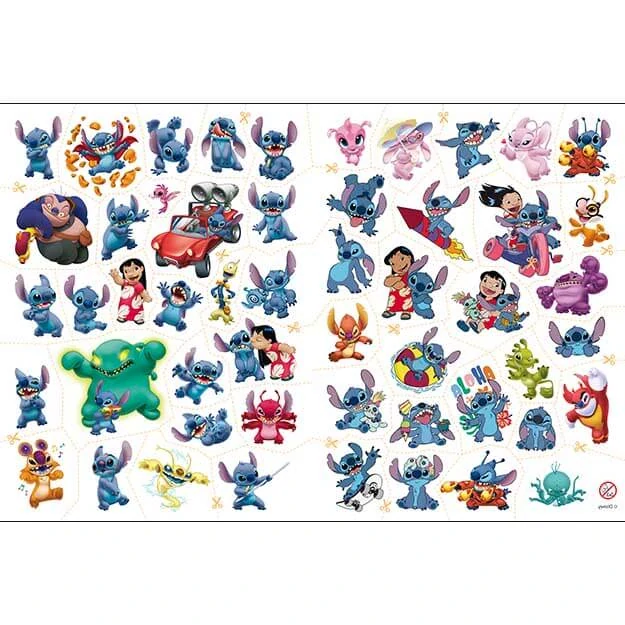 Omalovánky s tetováním Lilo a Stitch