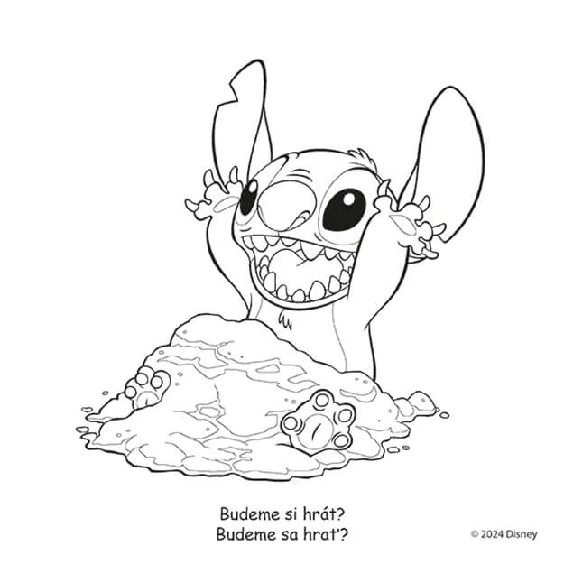 Pexeso v sešitu Lilo a Stitch