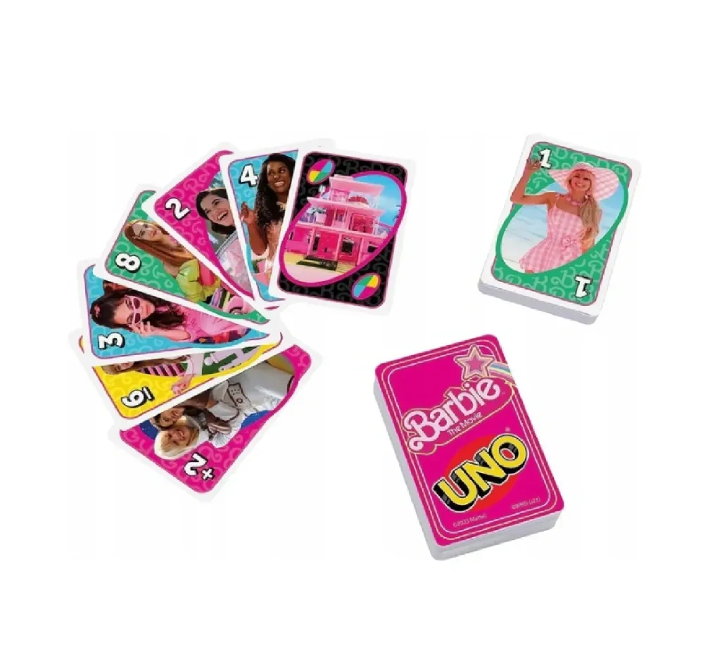 Uno karty Barbie