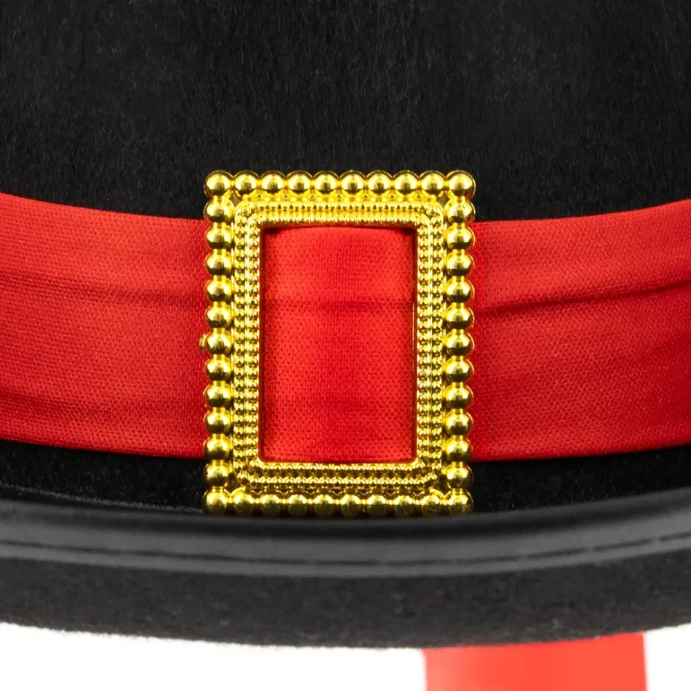 Mušketýrský klobouk - červený