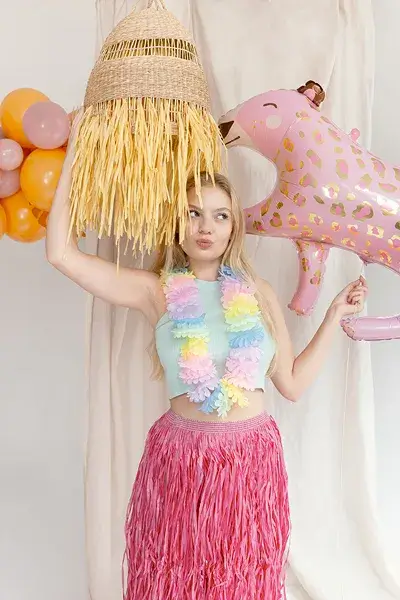 Havajská sukně - růžová