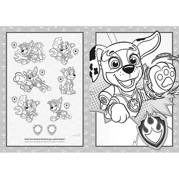 Omalovánky Tlapková patrola ve Velkofilmu A4