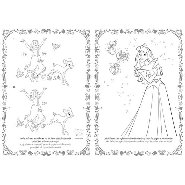 Omalovánky Disney Princezny A4