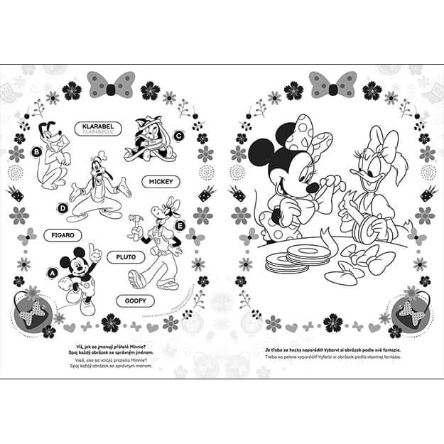 Omalovánky Minnie A4