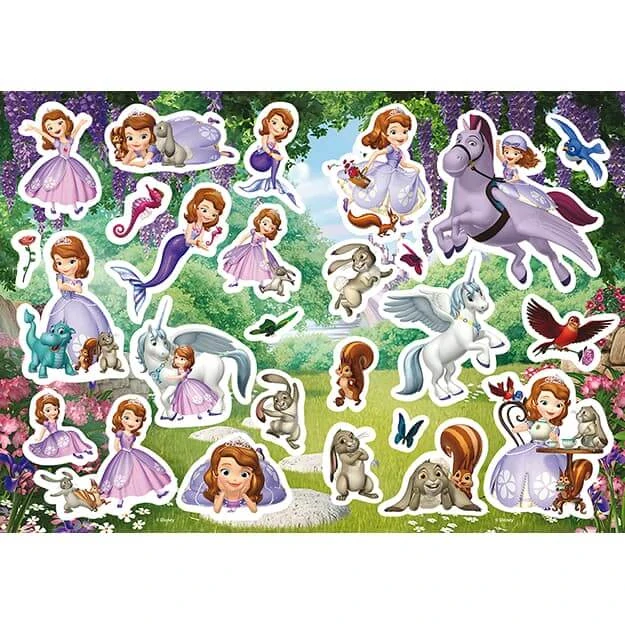 Omalovánky se samolepkami Sofie první