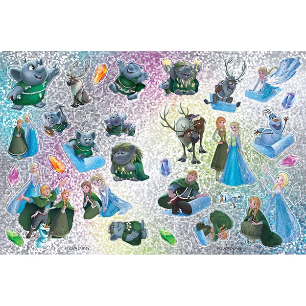 Aktivity se třpytivými samolepkami Ledové království