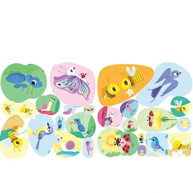 Samolepky pro nejmenší Zvířátka na zahradě