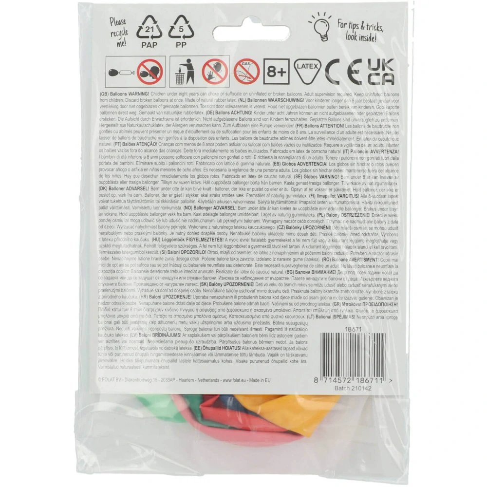 Latexové balónky veselí smajlíci 6 ks