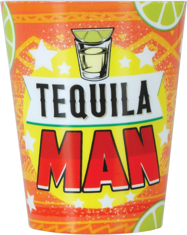 Plastové panáky Tequila Man 3 ks