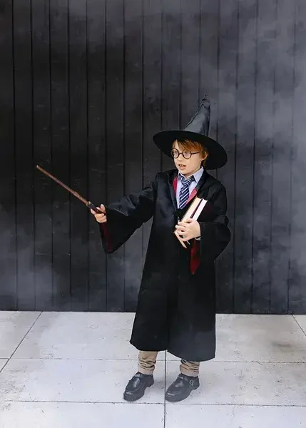Dětský plášť kouzelníka s kapucí Harry Potter 140–158 cm