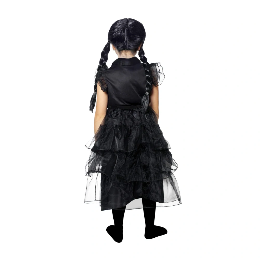 Dětský kostým Wednesday - plesové šaty
