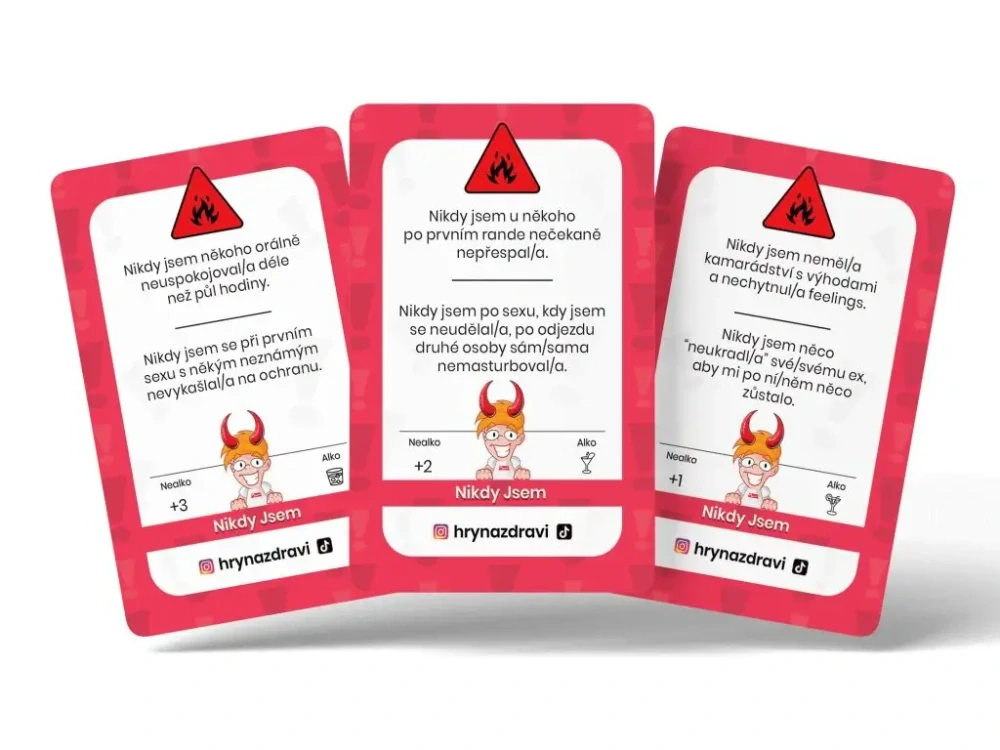 Karetní hra Nikdy jsem - Spicy