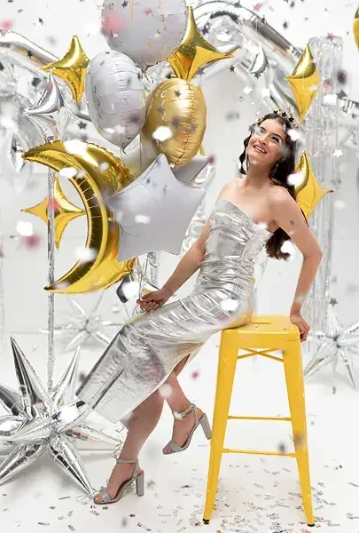 Party čelenka s hvězdami