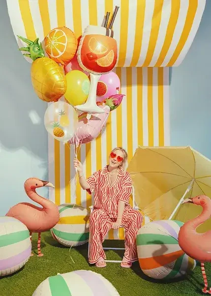 Fóliový balonek Spritz oranžový 100 cm