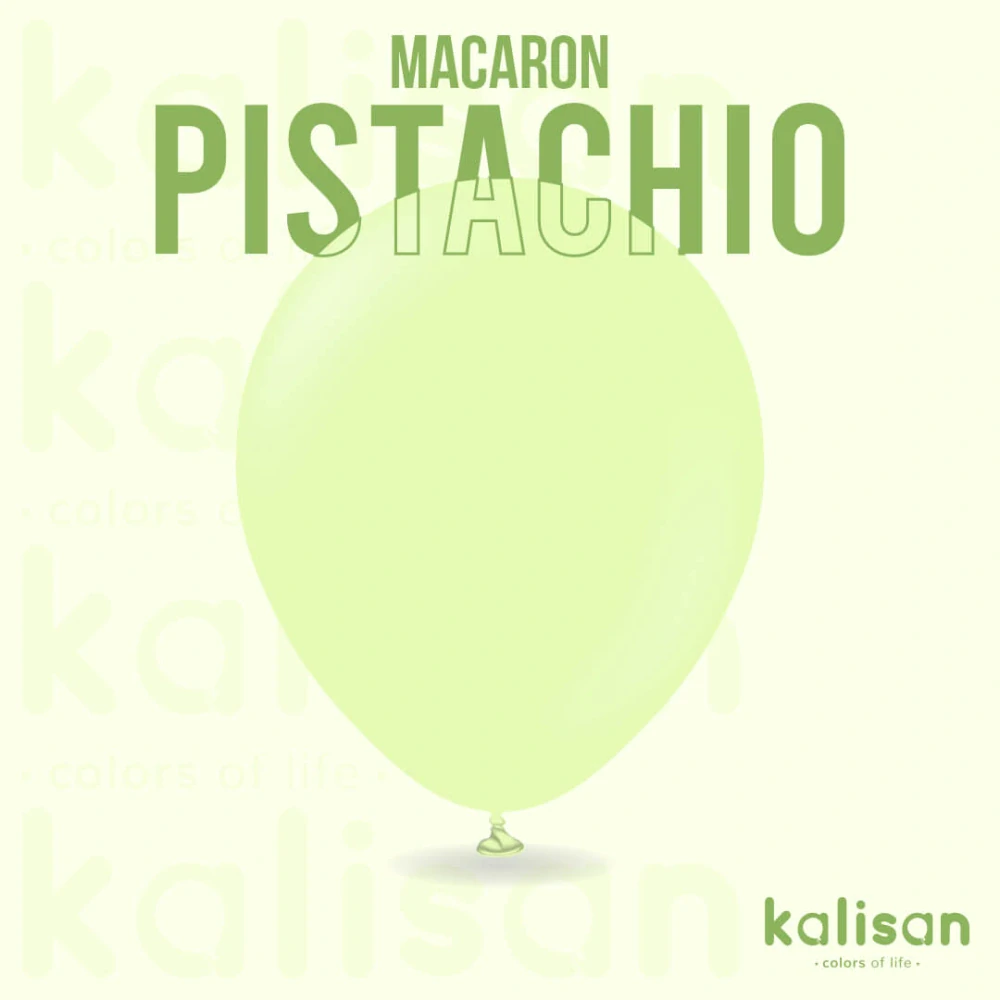 Dekorační pastelové balonky limetkově zelené 30 cm/12" 100 ks