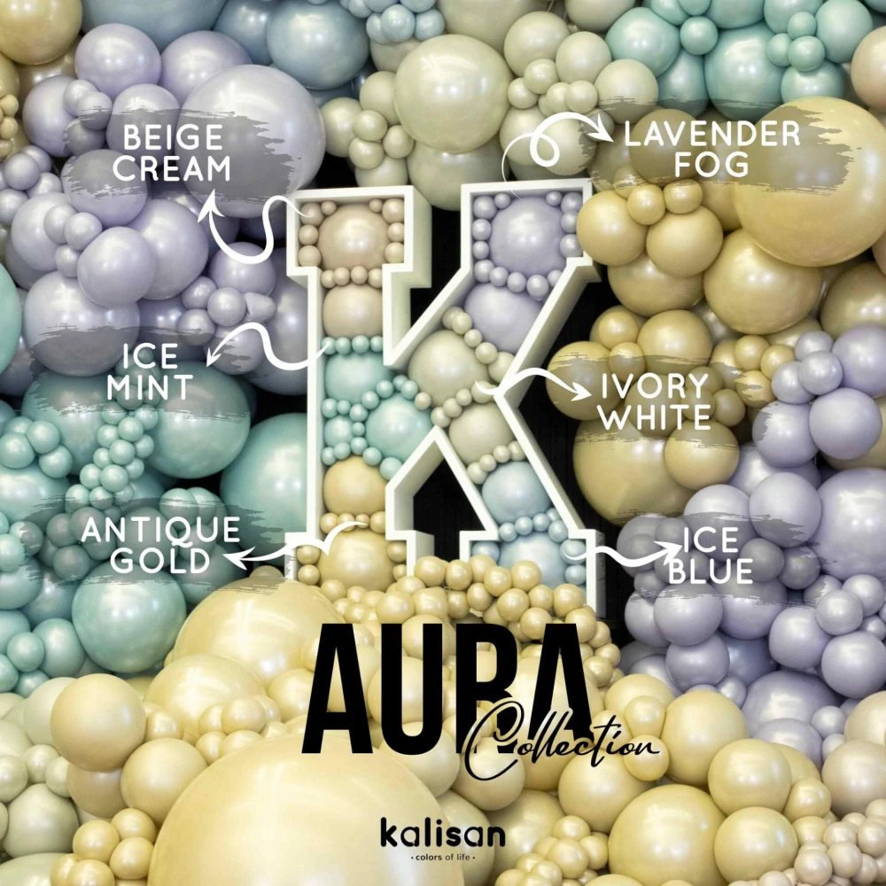 Dekorační balonek ledově modrý 13 cm/5"