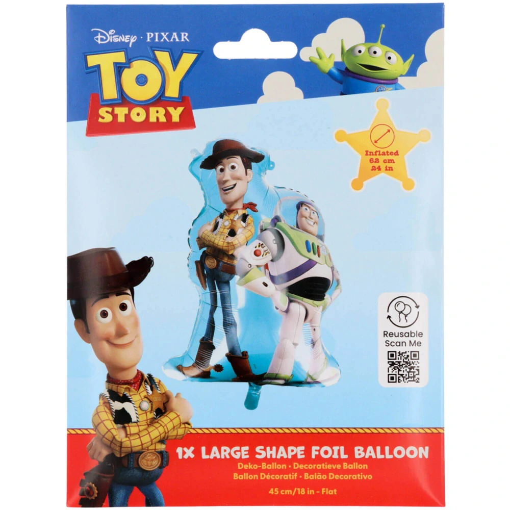 Fóliový balonek oboustranný Toy Story 63 cm