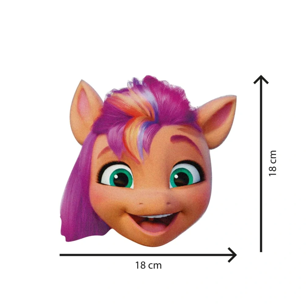 Dětské masky My Little Pony Rainbow 6 ks