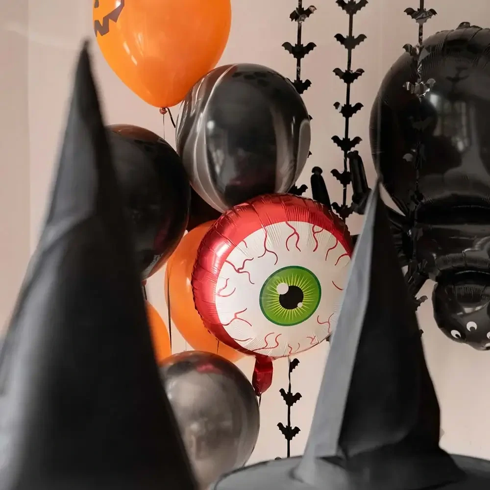 Sada balónků Halloween Oči a dýně 10 ks