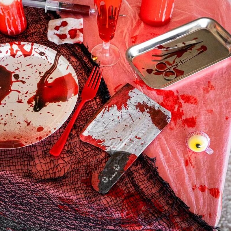 Papírové ubrousky Halloween Krvavý sekáček 20 ks