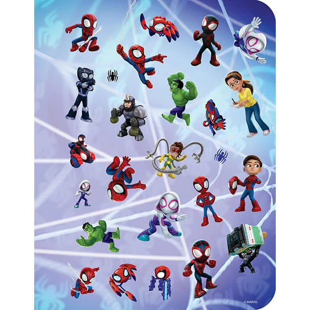 Samolepky s omalovánkami Spidey 100 ks