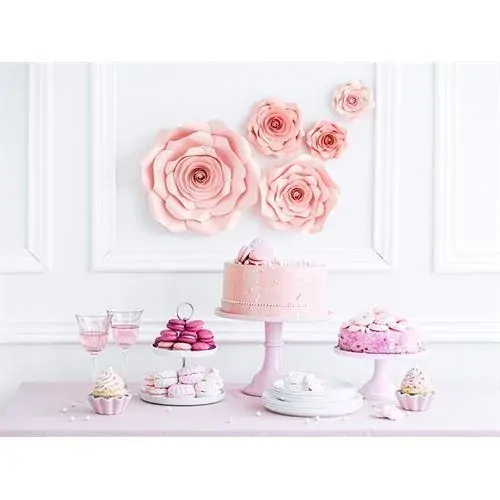 Závěs květinový růžový - 5ks