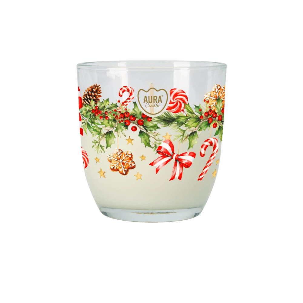 Vánoční set svíčka ve skle a difuzér