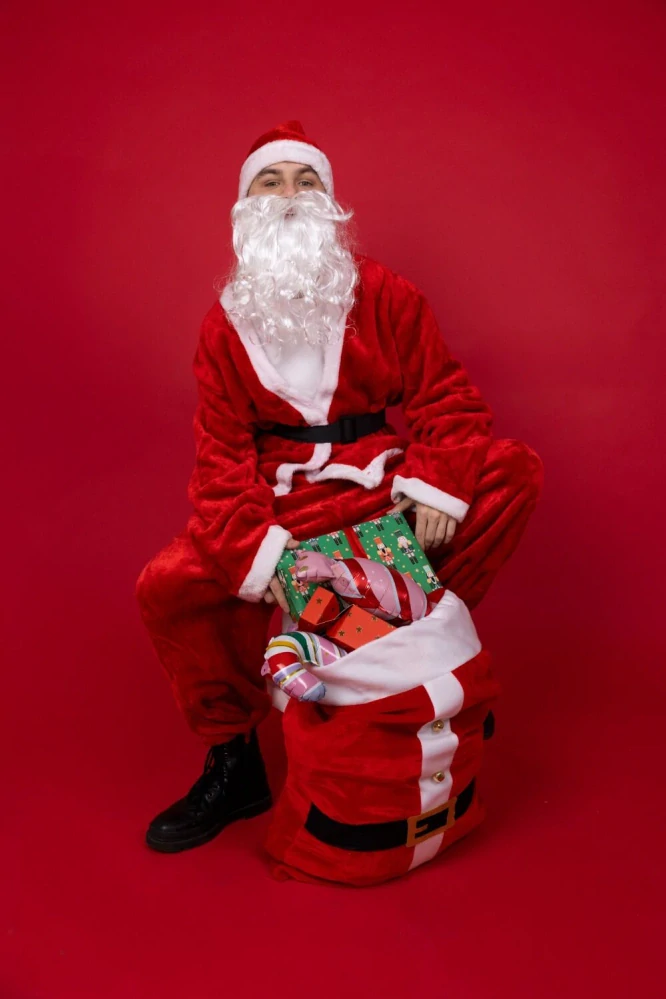 Premiový kostým Santa Clause pro dospělé