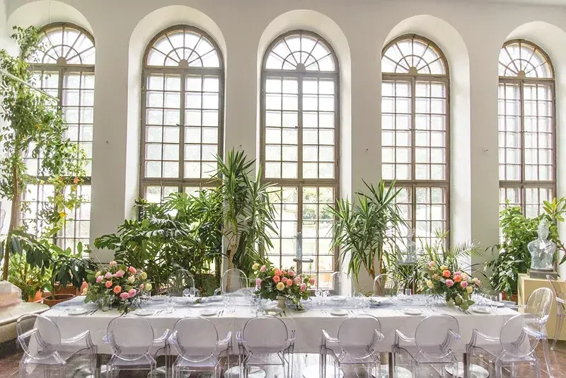 Bílý obdélníkový ubrus pro slavnostní příležitosti 180 x 300 cm