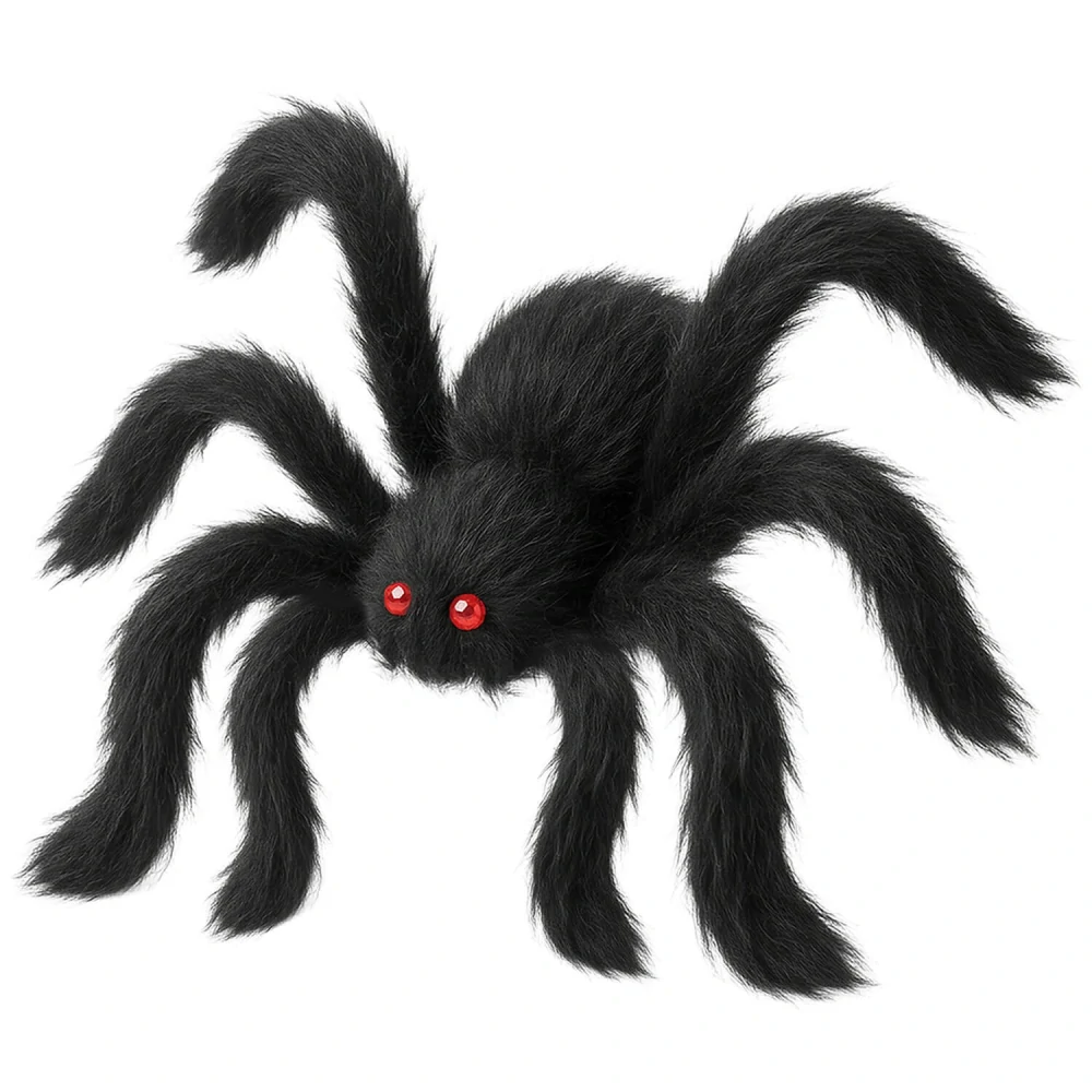 Dekorace na Halloween Obří chlupatý pavouk 150 cm