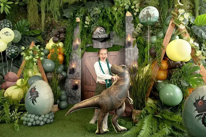 Foliový balonek Jurský svět - T-Rex 98 cm