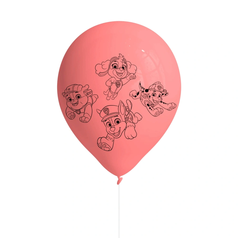 Latexové balónky Tlapková patrola Birthday 8 ks