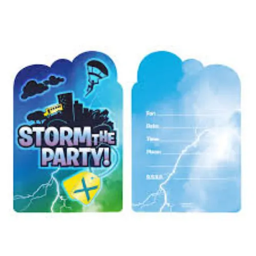 Party pozvánky Battle Royal 8 ks
