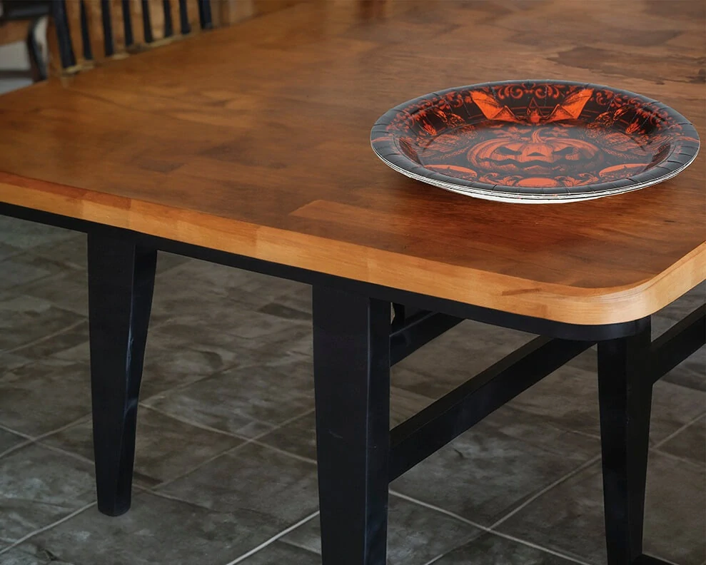 Papírové talíře Děsivá dýně 23 cm – 6 ks