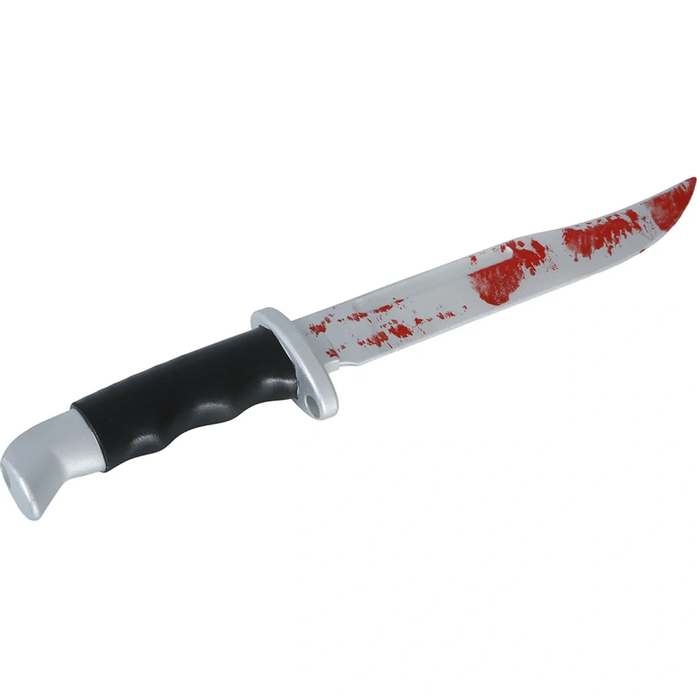 Plastový krvavý nůž 33 cm