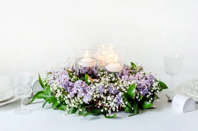 Svíčka plovoucí bílá 4 cm